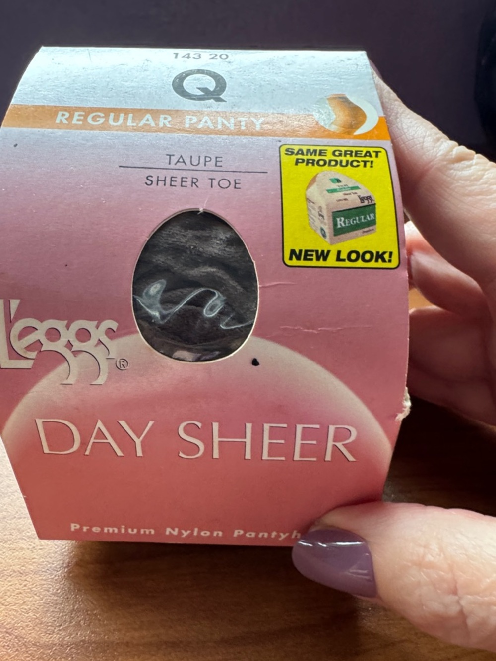 L'eggs Day Sheer Taupe Regular Pantyhose - Q Size